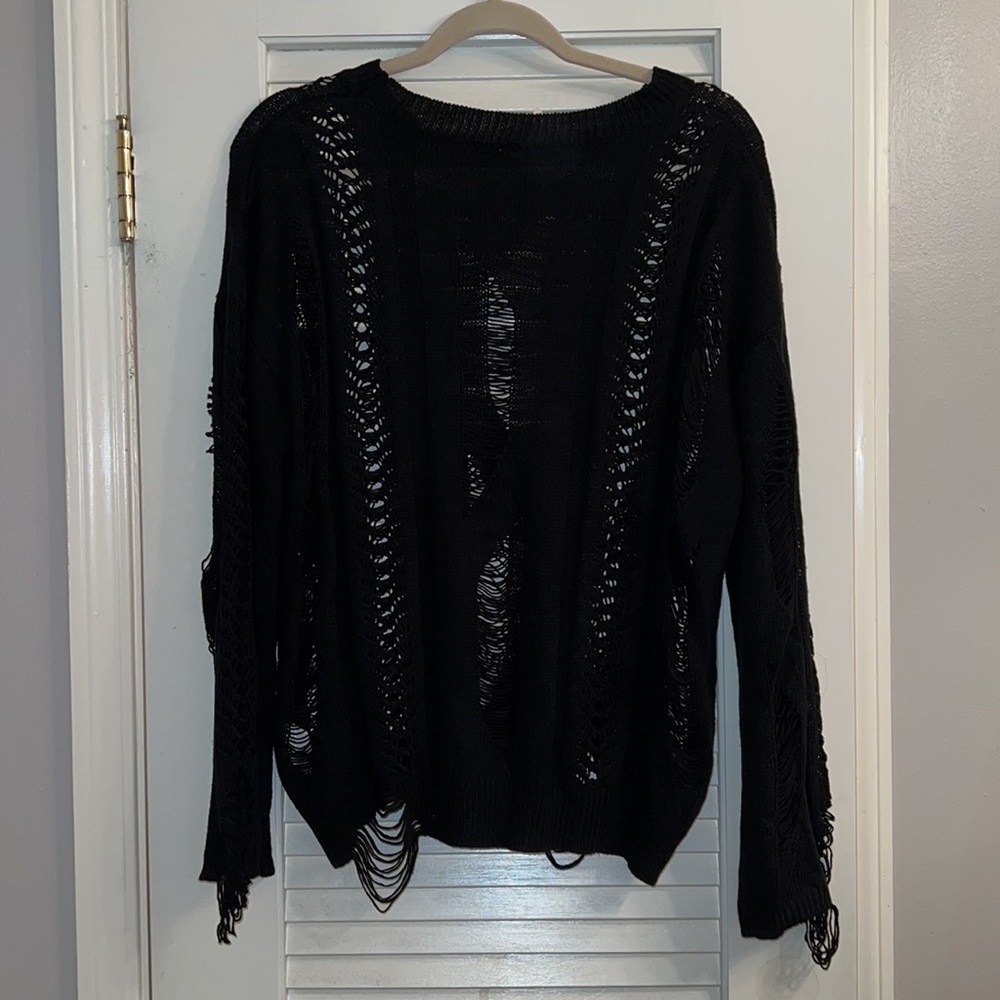 Distressed Sweater - Picture 3 of 3